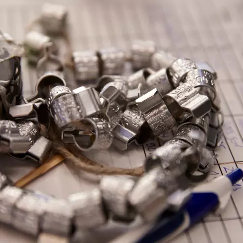 Jede Eule wird bereits als Küken beringt. Den Ring behält sie bis zu ihrem Lebensende. © Jeremy Bierer