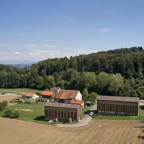 Tobacco drying barns are quite common in our study zone between Morges to Morat, along the Swiss plateau.  © Jeremy Bier